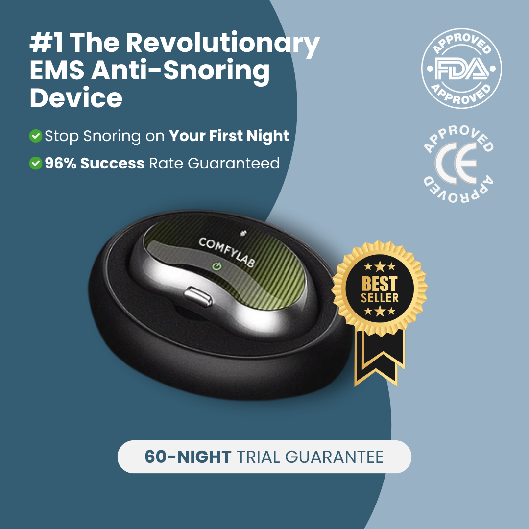 Comfylab PulseAir | Appareil Intelligent de Neurostimulation Anti-Ronflement
